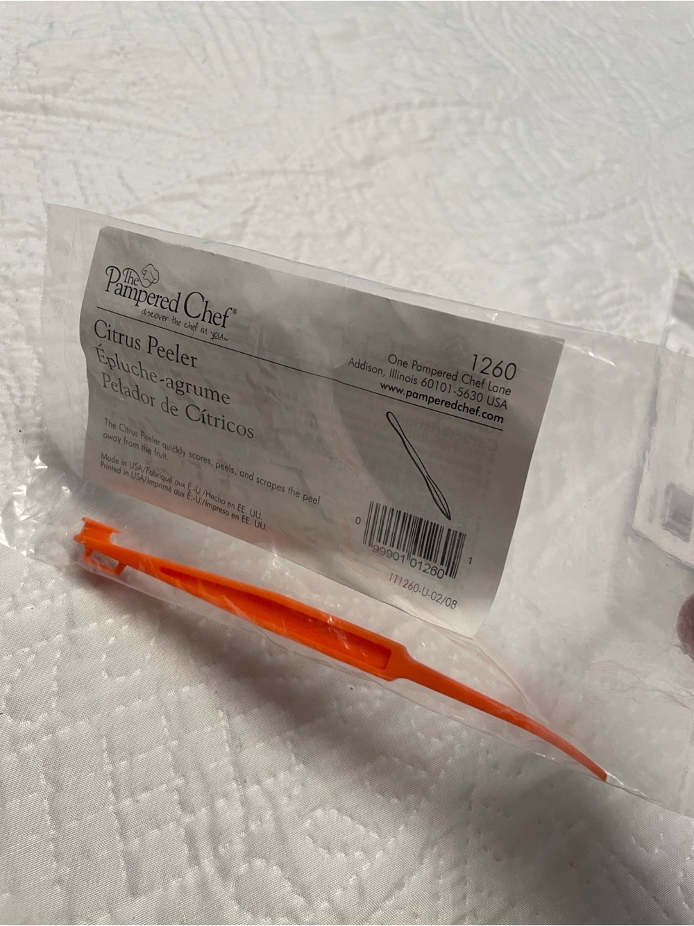 NWT The Pampered Chef Citrus Peeler for Oranges Lemons Limes Grapefruits